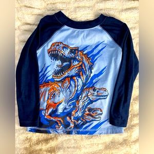 Boys Jumping Beans Dinosaur Graphic Long Sleeve Size 4